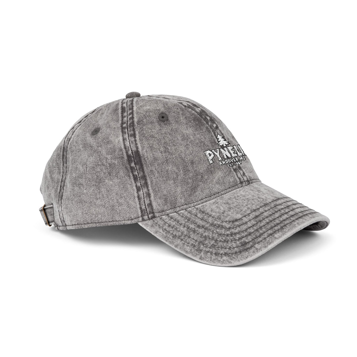 Pynelis Vintage Embroidered Baseball Cap — Retro Washed Cotton Hat