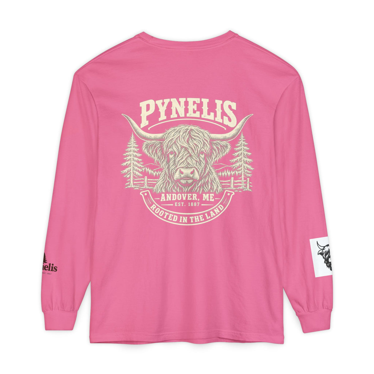 Highland Cow Graphic Long Sleeve Tee