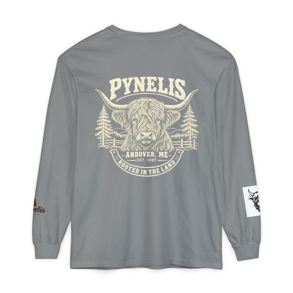 Highland Cow Graphic Long Sleeve Tee
