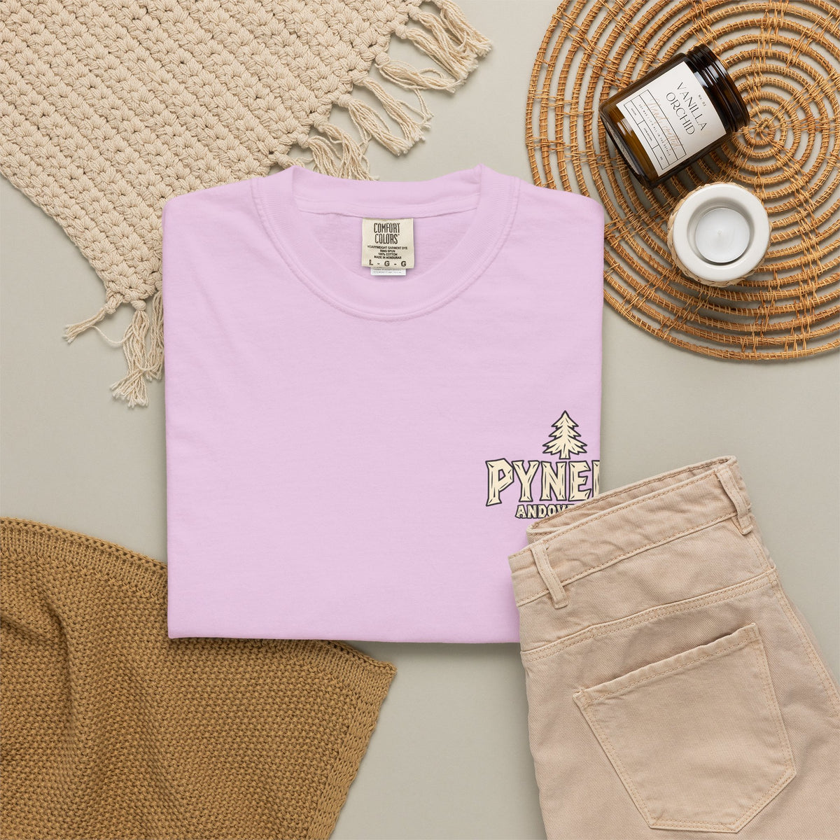 Bear Graphic T-Shirt — Pynelis Forest Vintage Logo