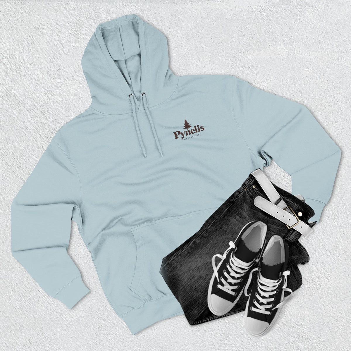 Hoodie — "In The Pines" Scenic River Woodland Hoodie (Andover, ME)