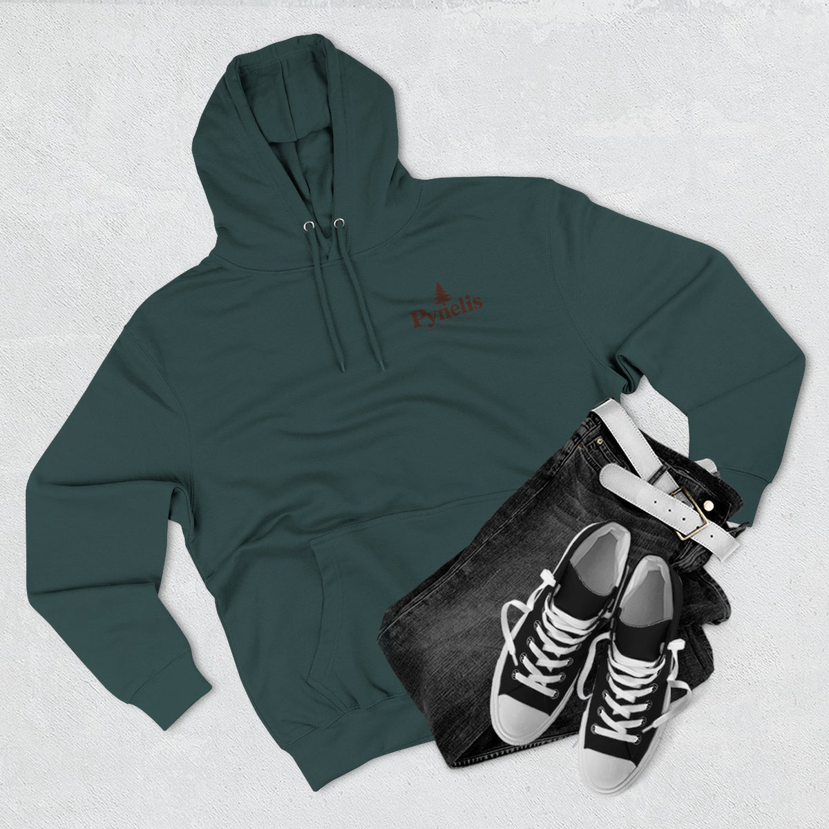 Hoodie — "In The Pines" Scenic River Woodland Hoodie (Andover, ME)