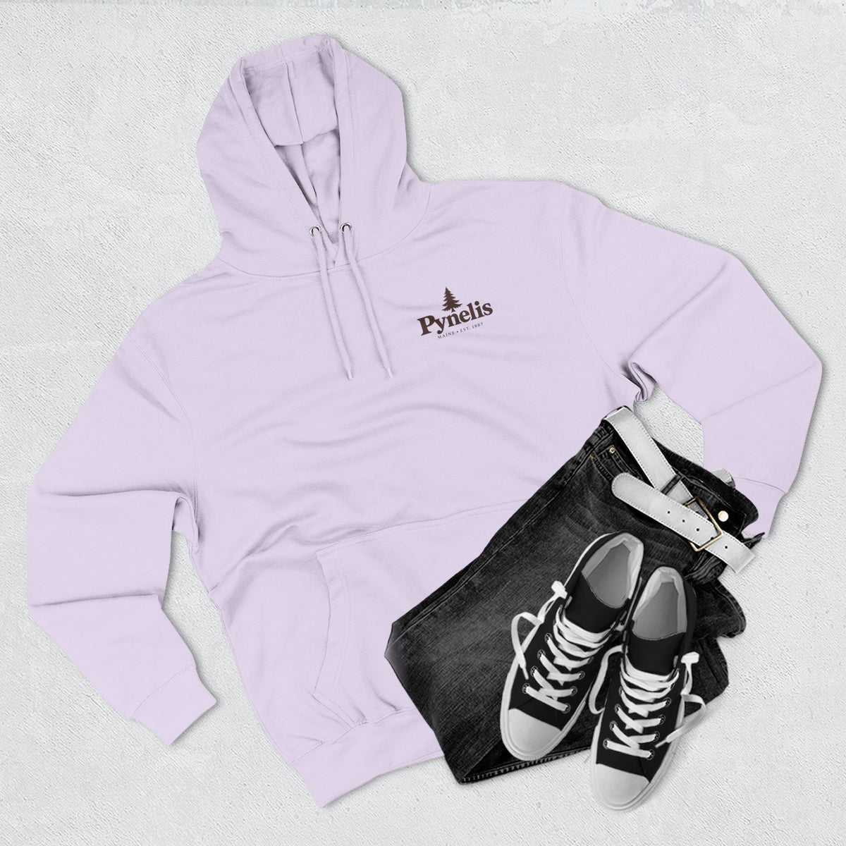 Hoodie — "In The Pines" Scenic River Woodland Hoodie (Andover, ME)