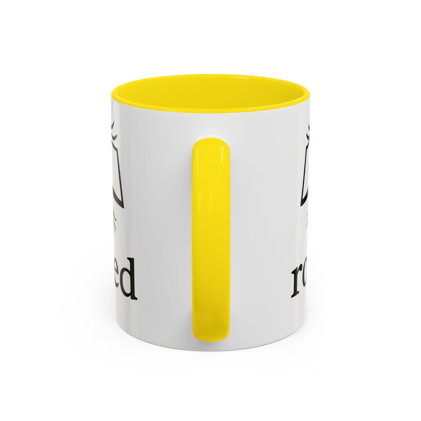 Rooted in Christ Accent Coffee Mug — 'Rooted' Logo (11/15 oz)