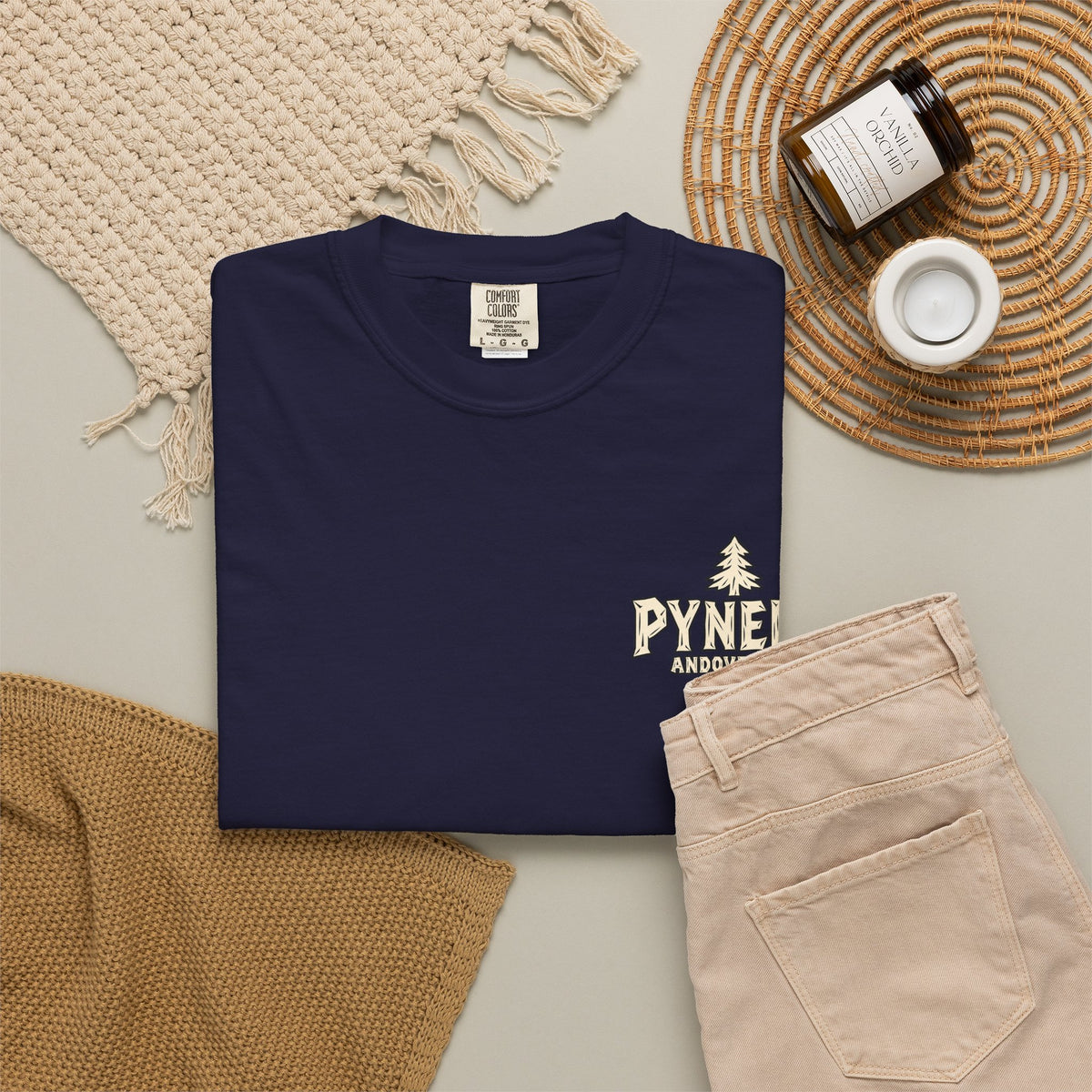 Bear Graphic T-Shirt — Pynelis Forest Vintage Logo