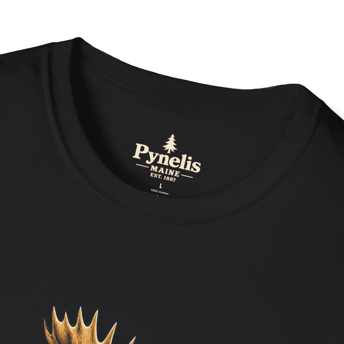 Moose Graphic T-Shirt — "The Neighbors Are Wild" Personalized Cabin Shirt