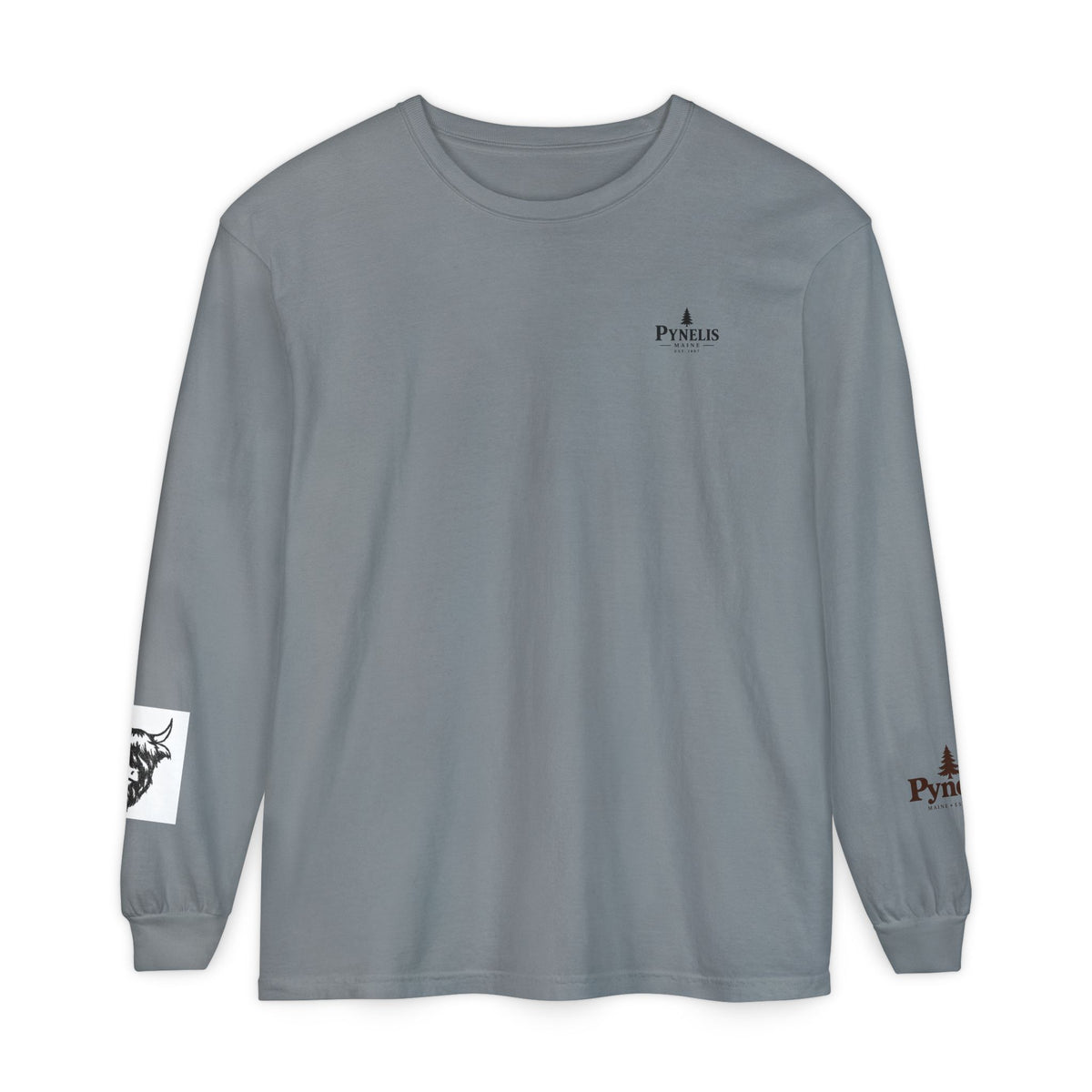 Highland Cow Graphic Long Sleeve Tee