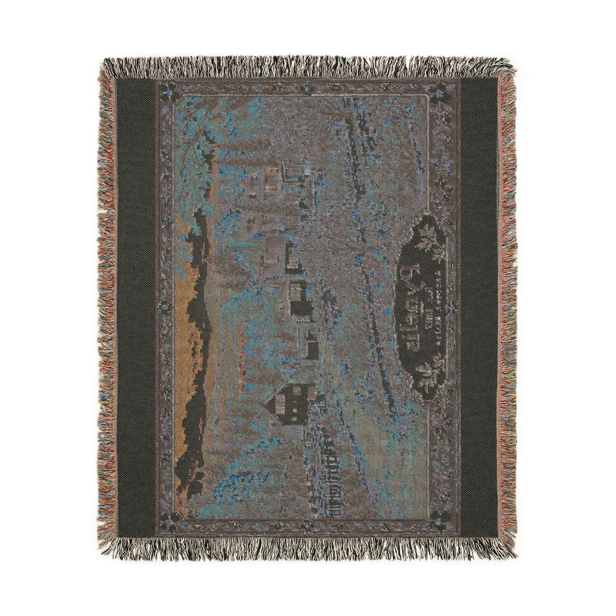 Home-Taught Woven Throw Blanket — Floral Pynelis Decor