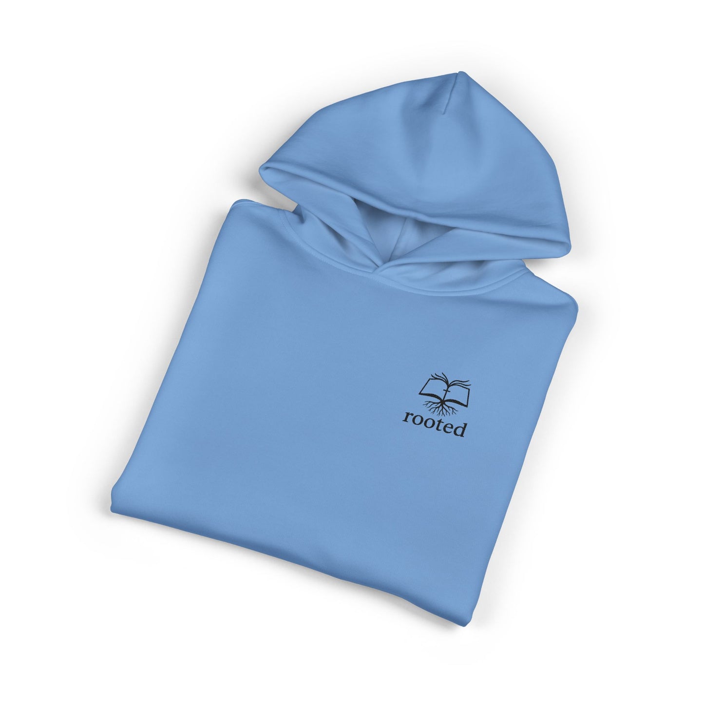 Rooted Minimal Hoodie — Small Tree Logo Casual Pullover