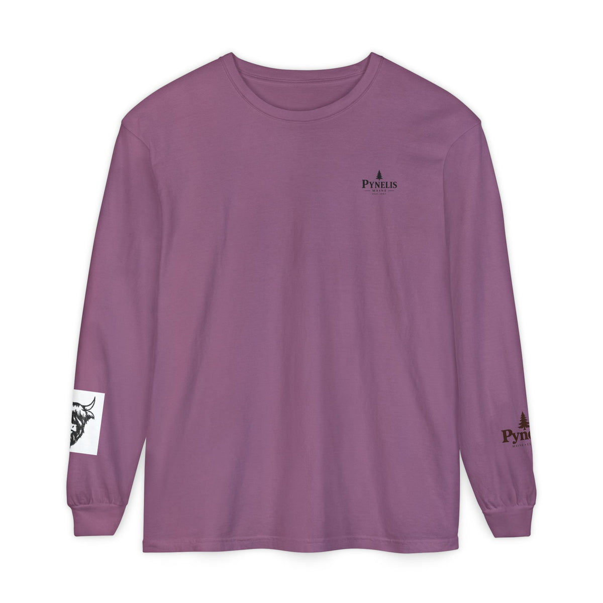 Highland Cow Graphic Long Sleeve Tee