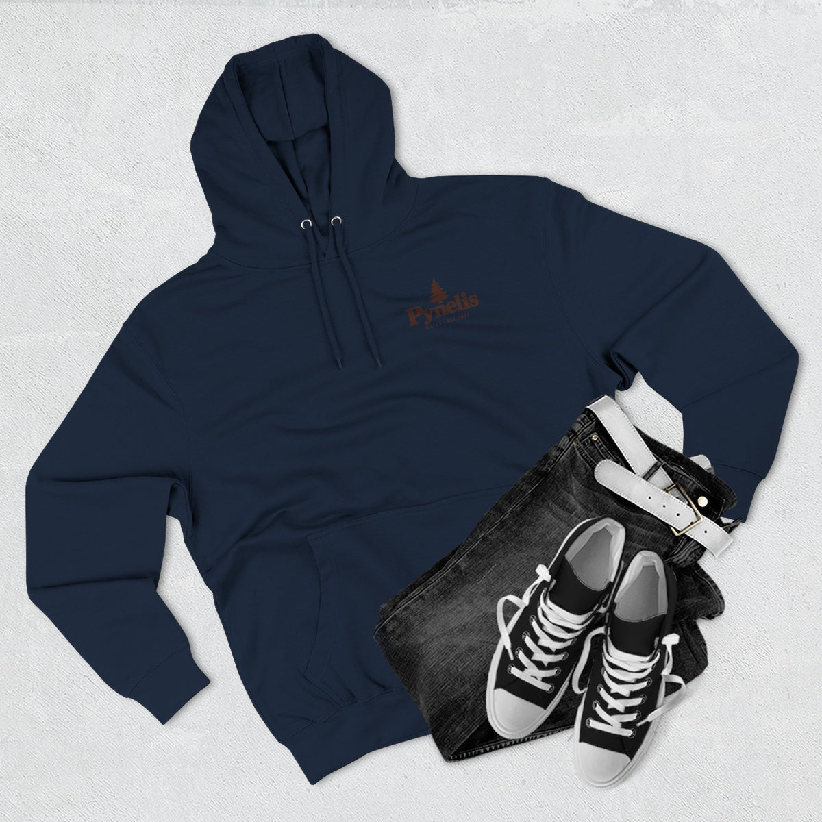 Hoodie — "In The Pines" Scenic River Woodland Hoodie (Andover, ME)