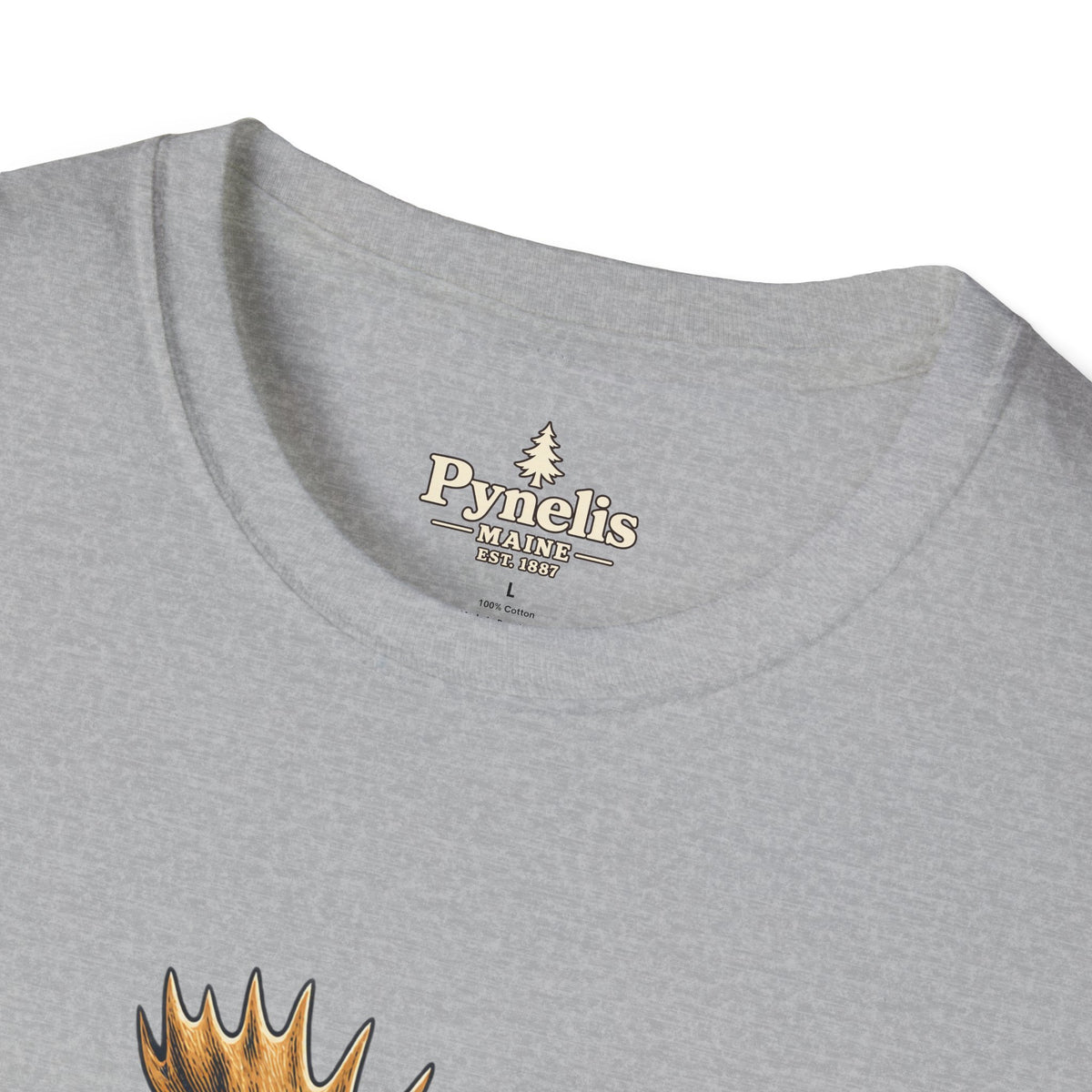 Moose Graphic T-Shirt — "The Neighbors Are Wild" Personalized Cabin Shirt