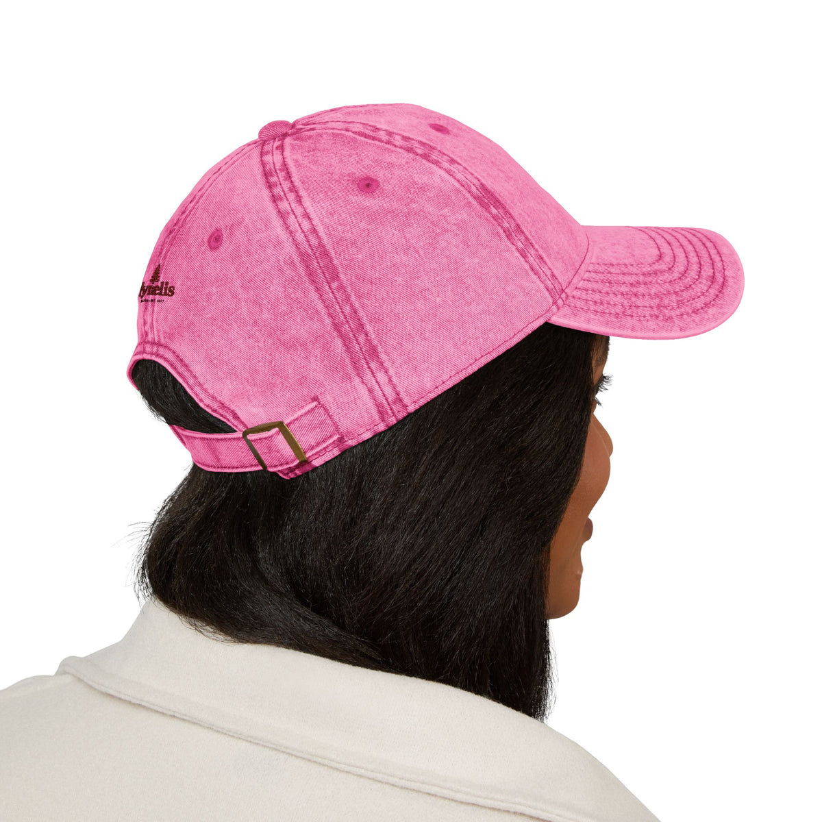 Pynelis Vintage Embroidered Baseball Cap — Retro Washed Cotton Hat