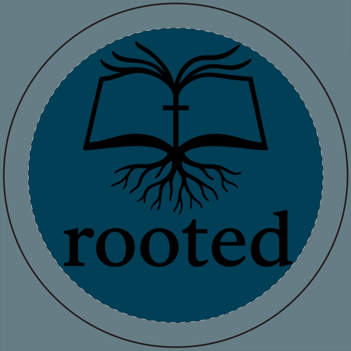 Rooted Soy Candle — 14oz Engraved Scented Candle (Book & Roots Design)