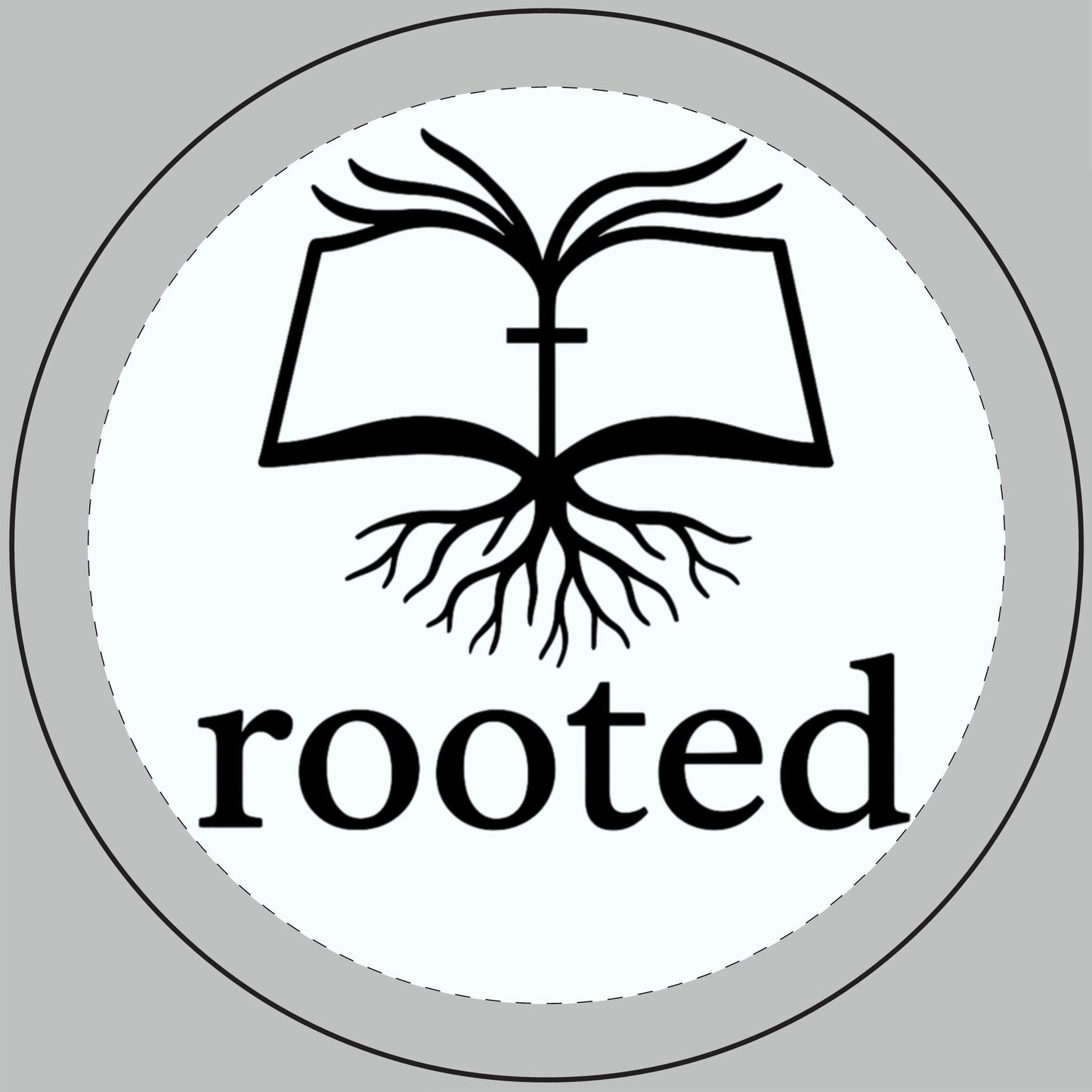 Rooted Soy Candle — 14oz Engraved Scented Candle (Book & Roots Design)