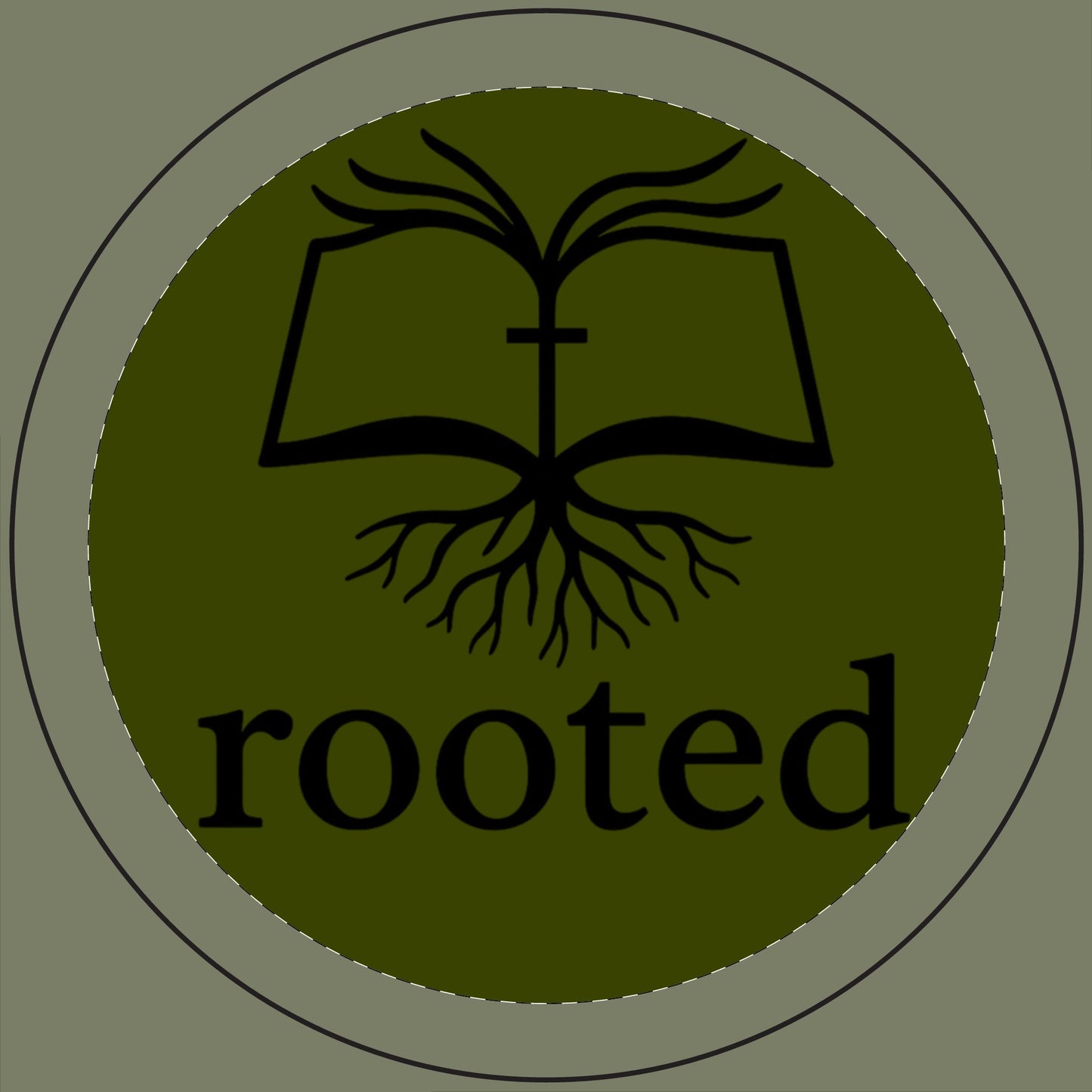 Rooted Soy Candle — 14oz Engraved Scented Candle (Book & Roots Design)