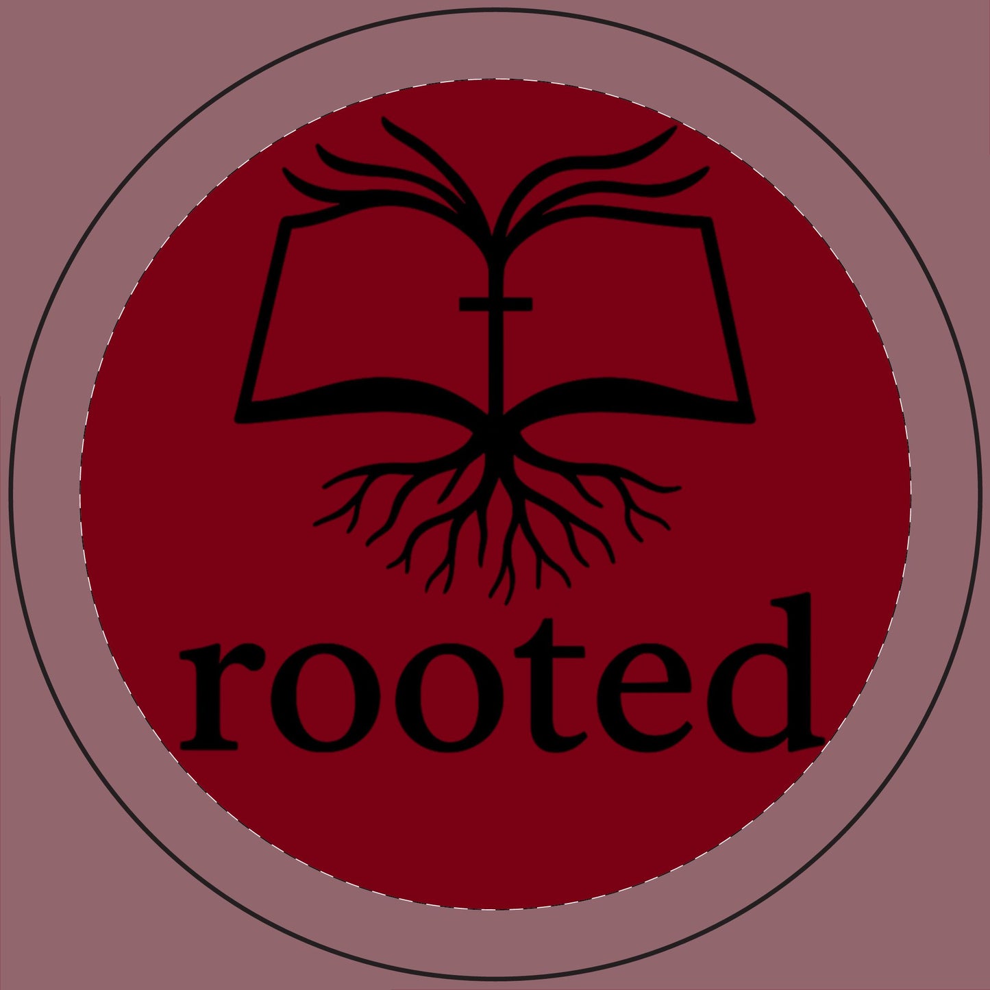 Rooted Soy Candle — 14oz Engraved Scented Candle (Book & Roots Design)