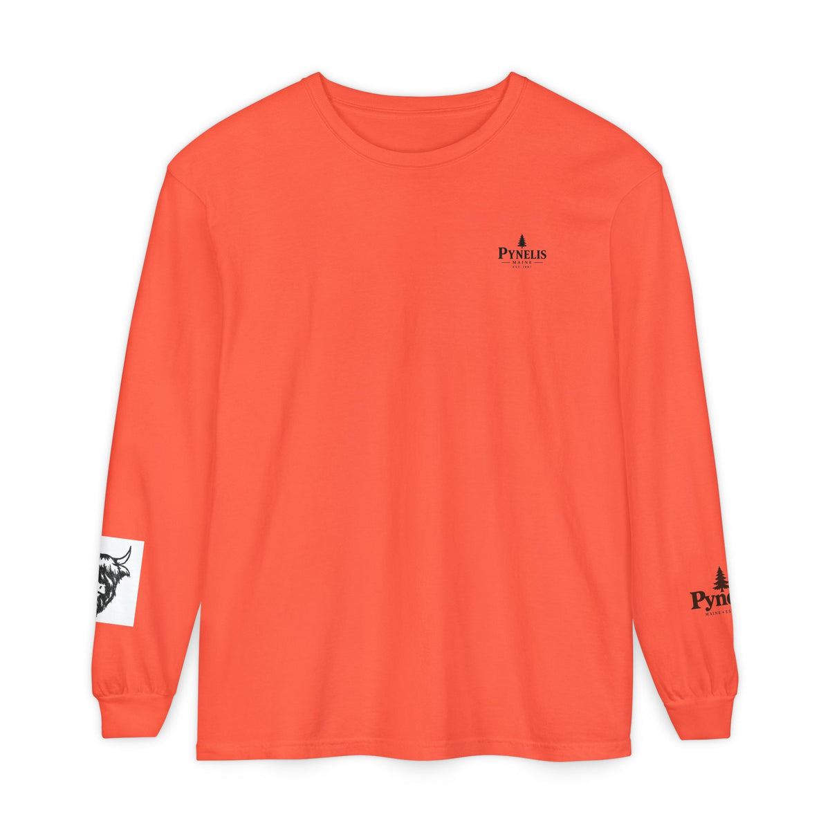 Highland Cow Graphic Long Sleeve Tee