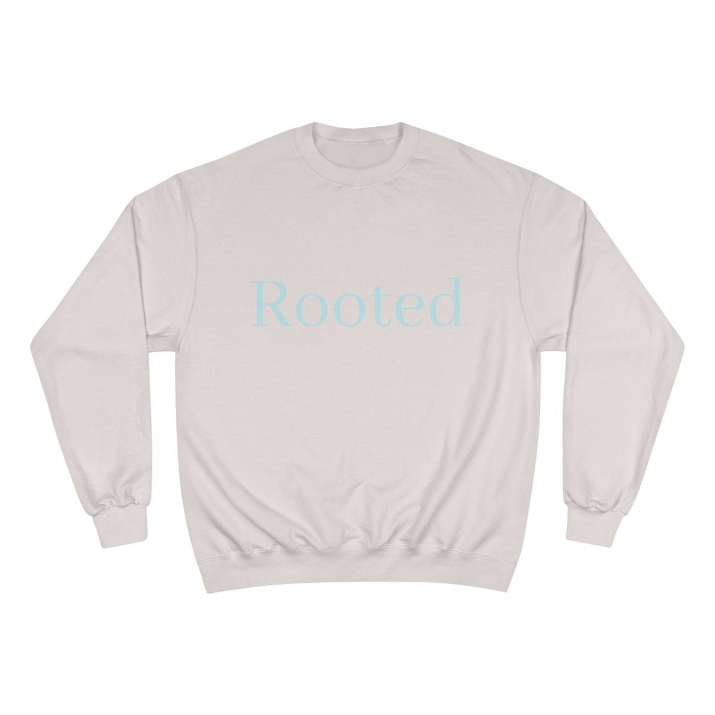 Rooted Champion Sweatshirt – Minimalist Botanical Crewneck