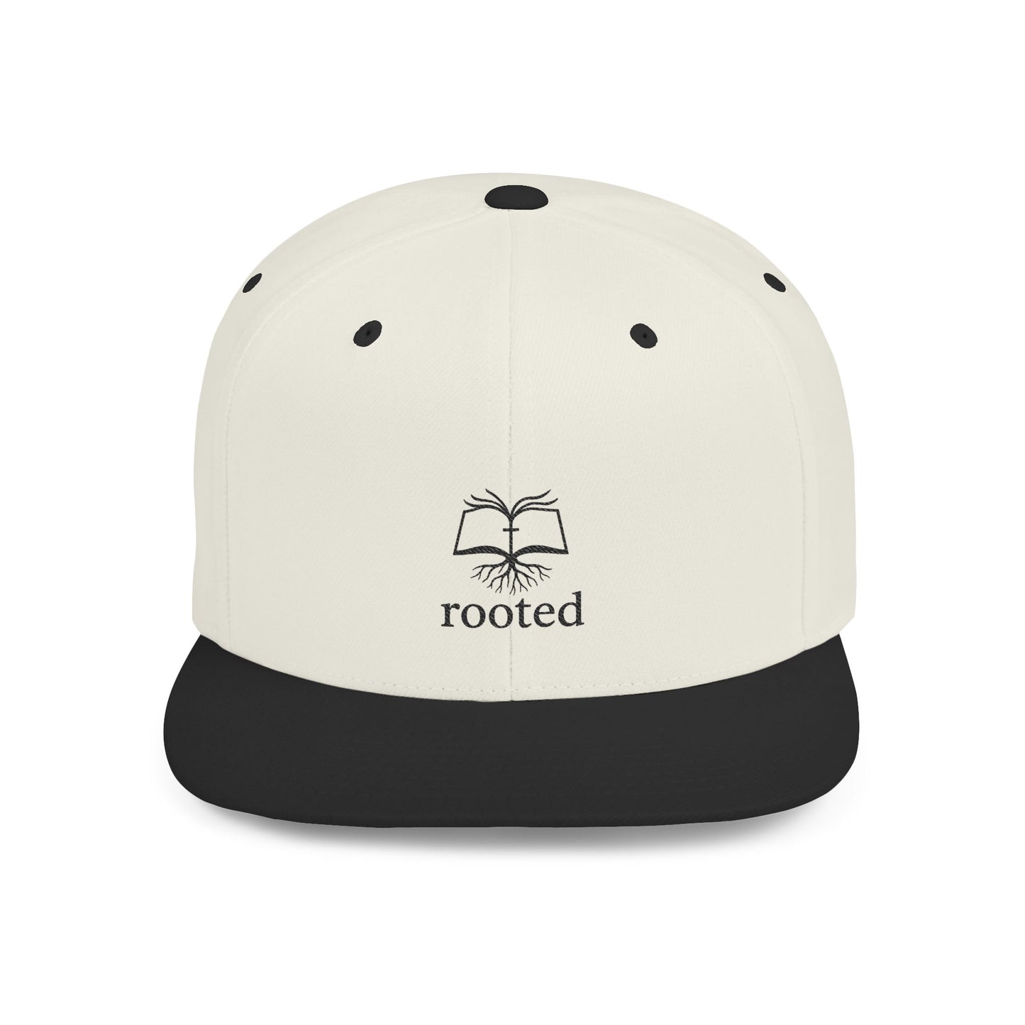 Rooted Flat Bill Snapback