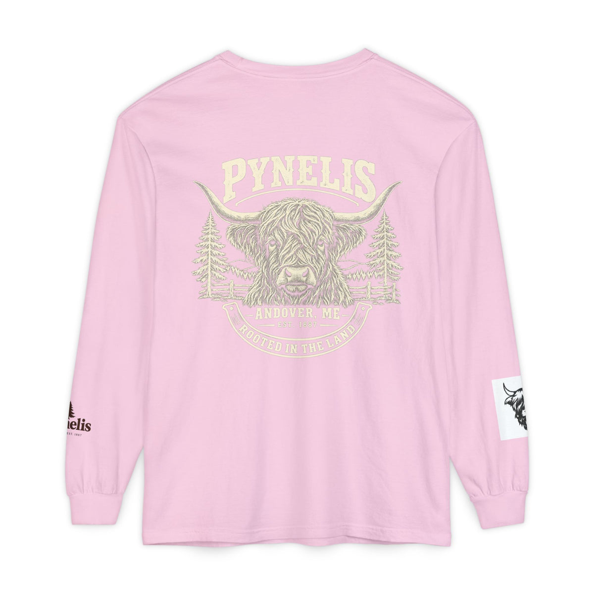 Highland Cow Graphic Long Sleeve Tee