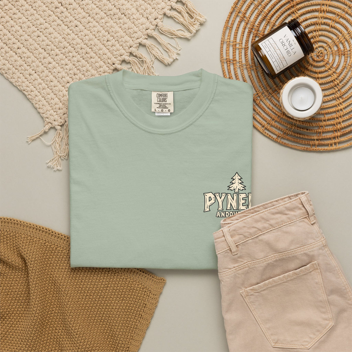 Bear Graphic T-Shirt — Pynelis Forest Vintage Logo