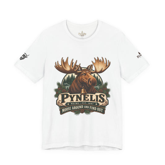Moose Logo Tee — “Pynelis: Moose Around and Find Out” Graphic T-Shirt