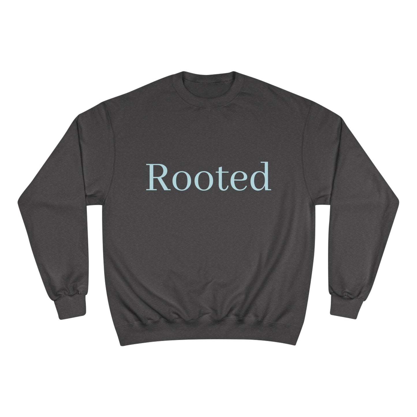 Rooted Champion Sweatshirt – Minimalist Botanical Crewneck
