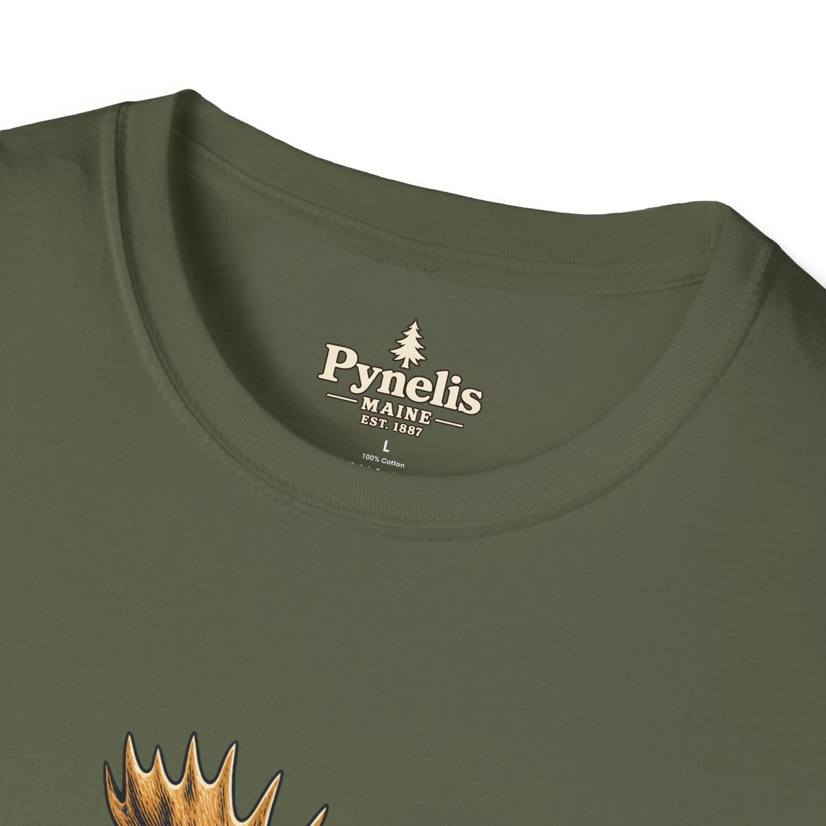 Moose Graphic T-Shirt — "The Neighbors Are Wild" Personalized Cabin Shirt
