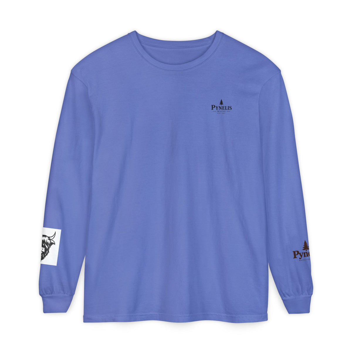 Highland Cow Graphic Long Sleeve Tee