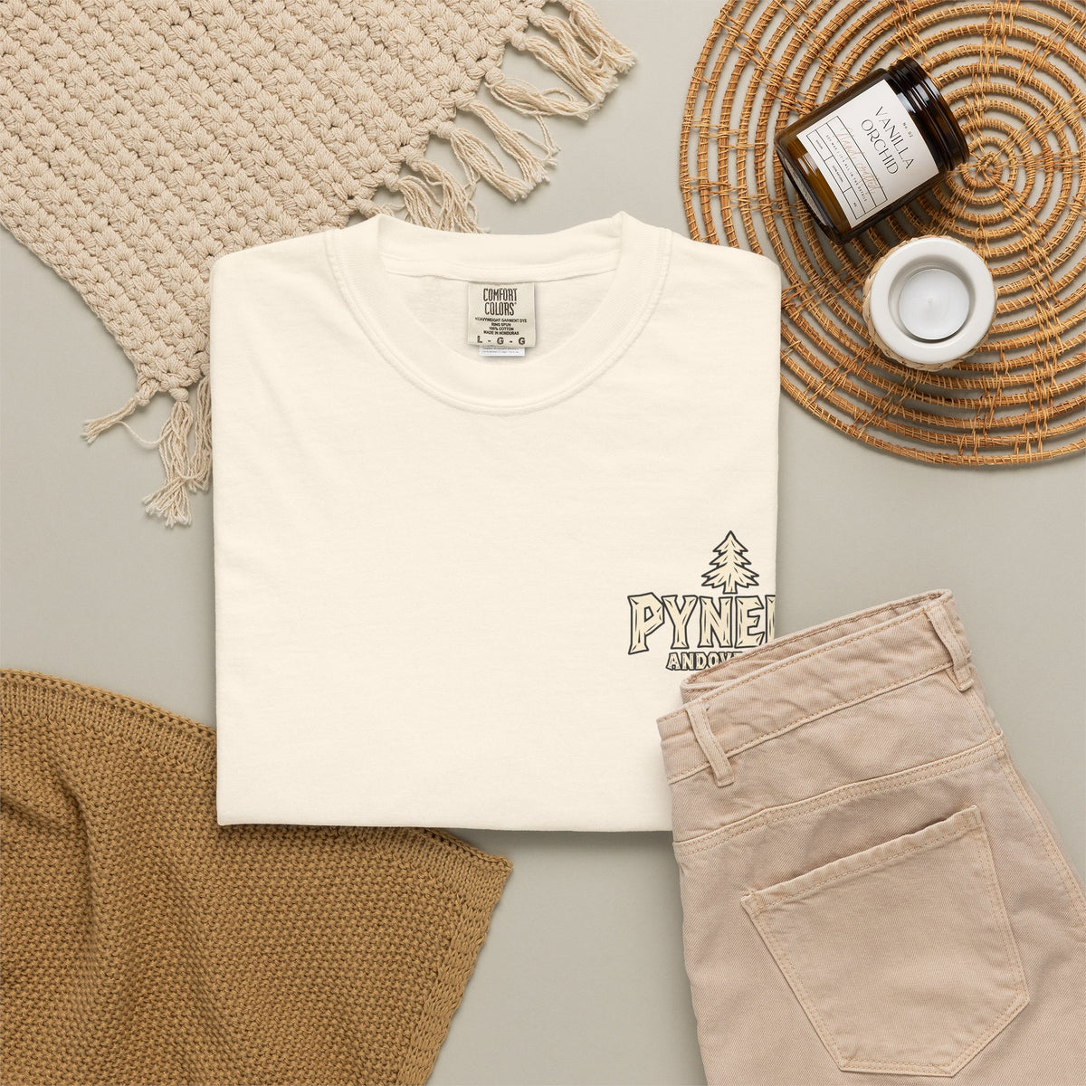 Bear Graphic T-Shirt — Pynelis Forest Vintage Logo