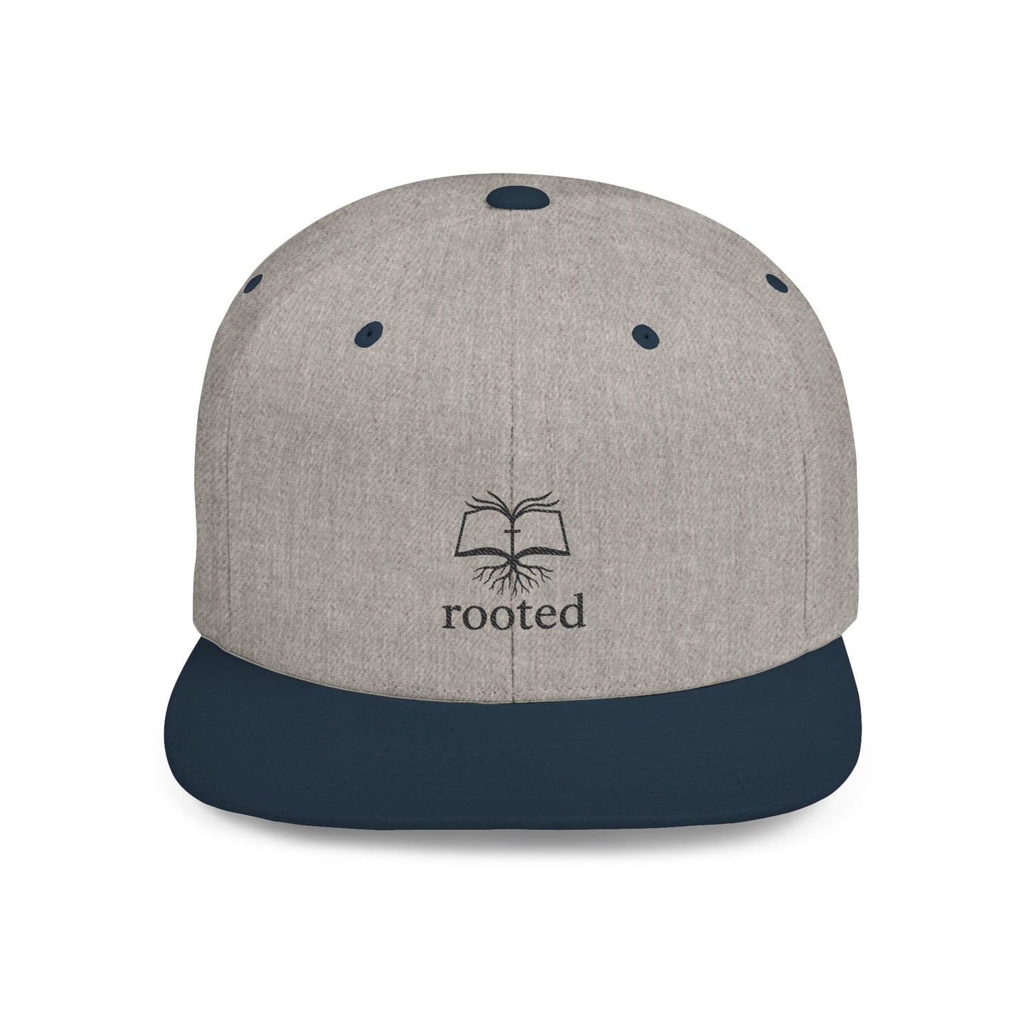 Rooted Flat Bill Snapback