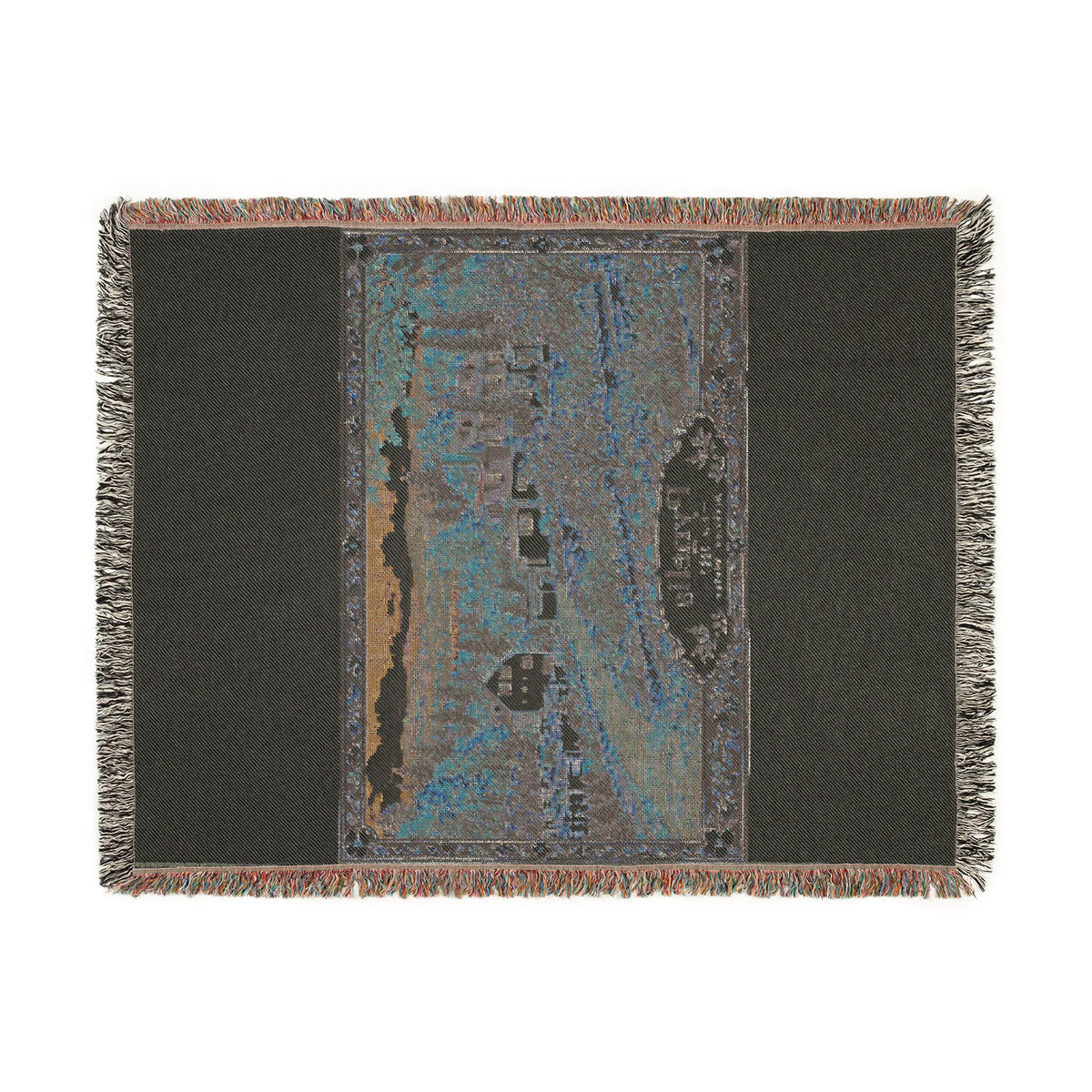 Home-Taught Woven Throw Blanket — Floral Pynelis Decor