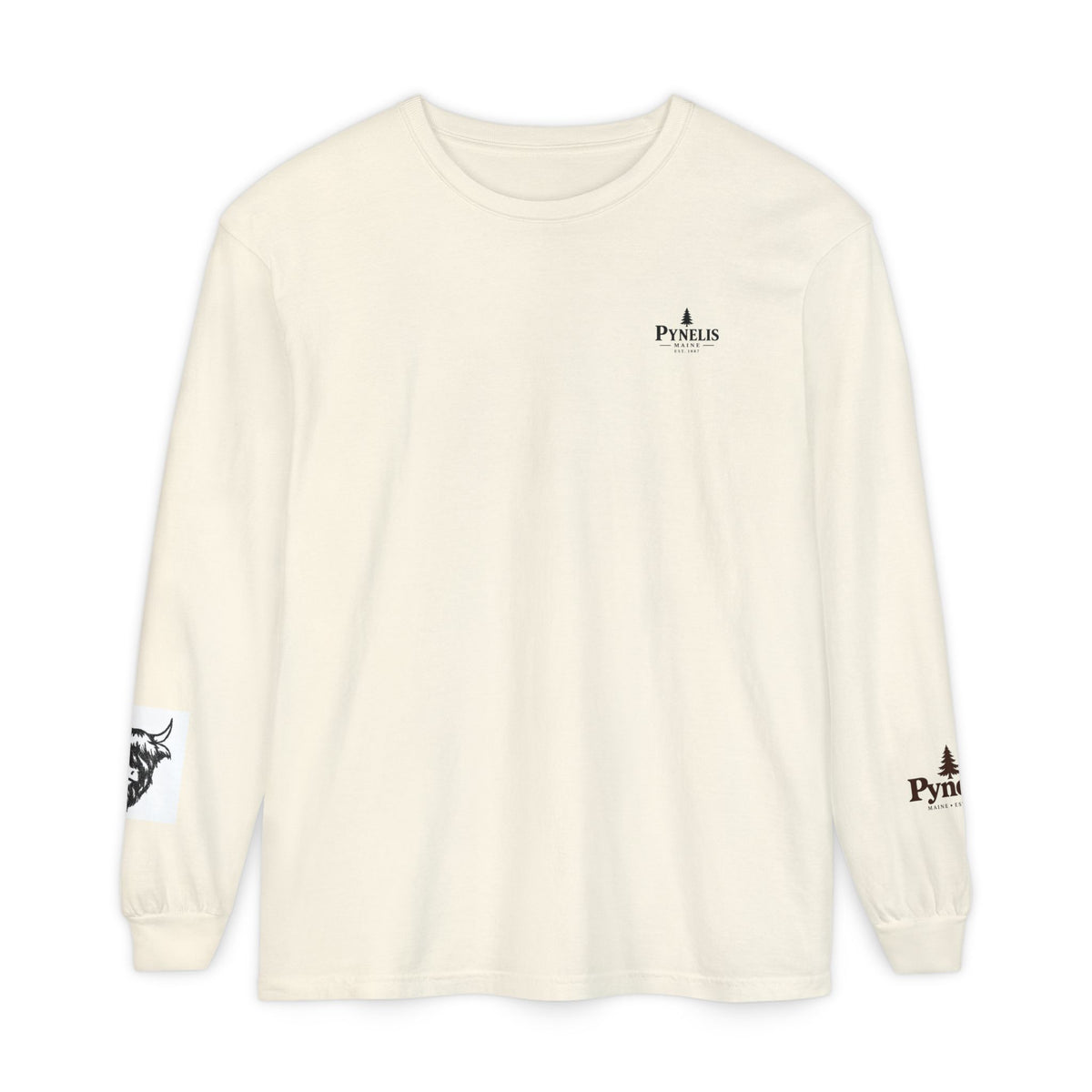 Highland Cow Graphic Long Sleeve Tee