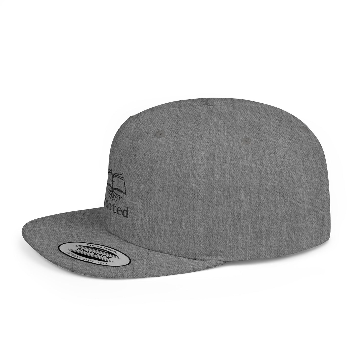 Rooted Flat Bill Snapback