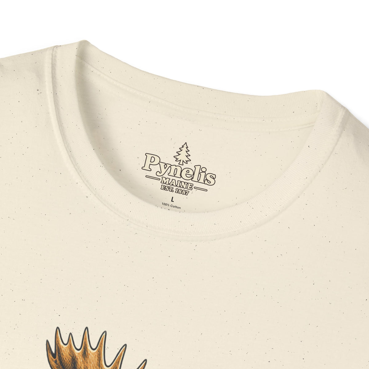 Moose Graphic T-Shirt — "The Neighbors Are Wild" Personalized Cabin Shirt