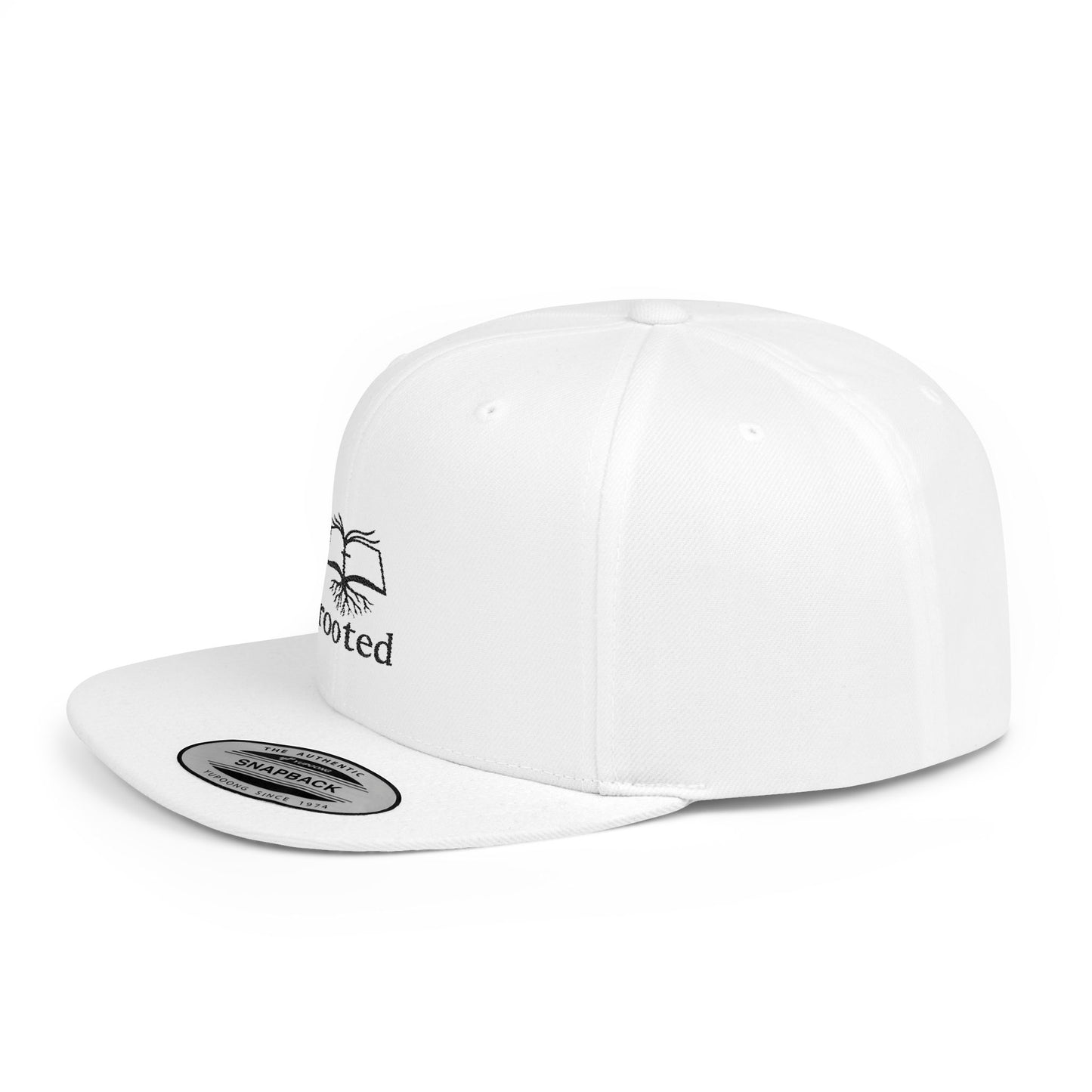 Rooted Flat Bill Snapback
