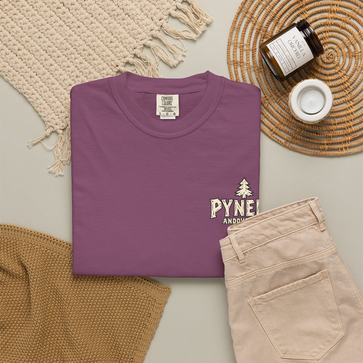 Bear Graphic T-Shirt — Pynelis Forest Vintage Logo