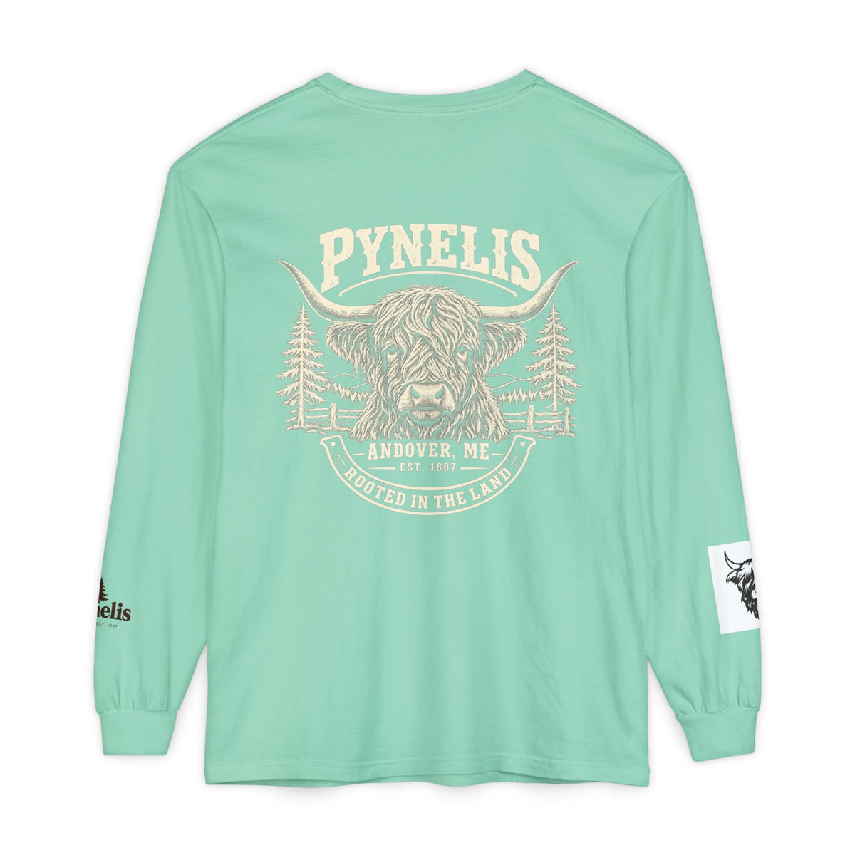 Highland Cow Graphic Long Sleeve Tee