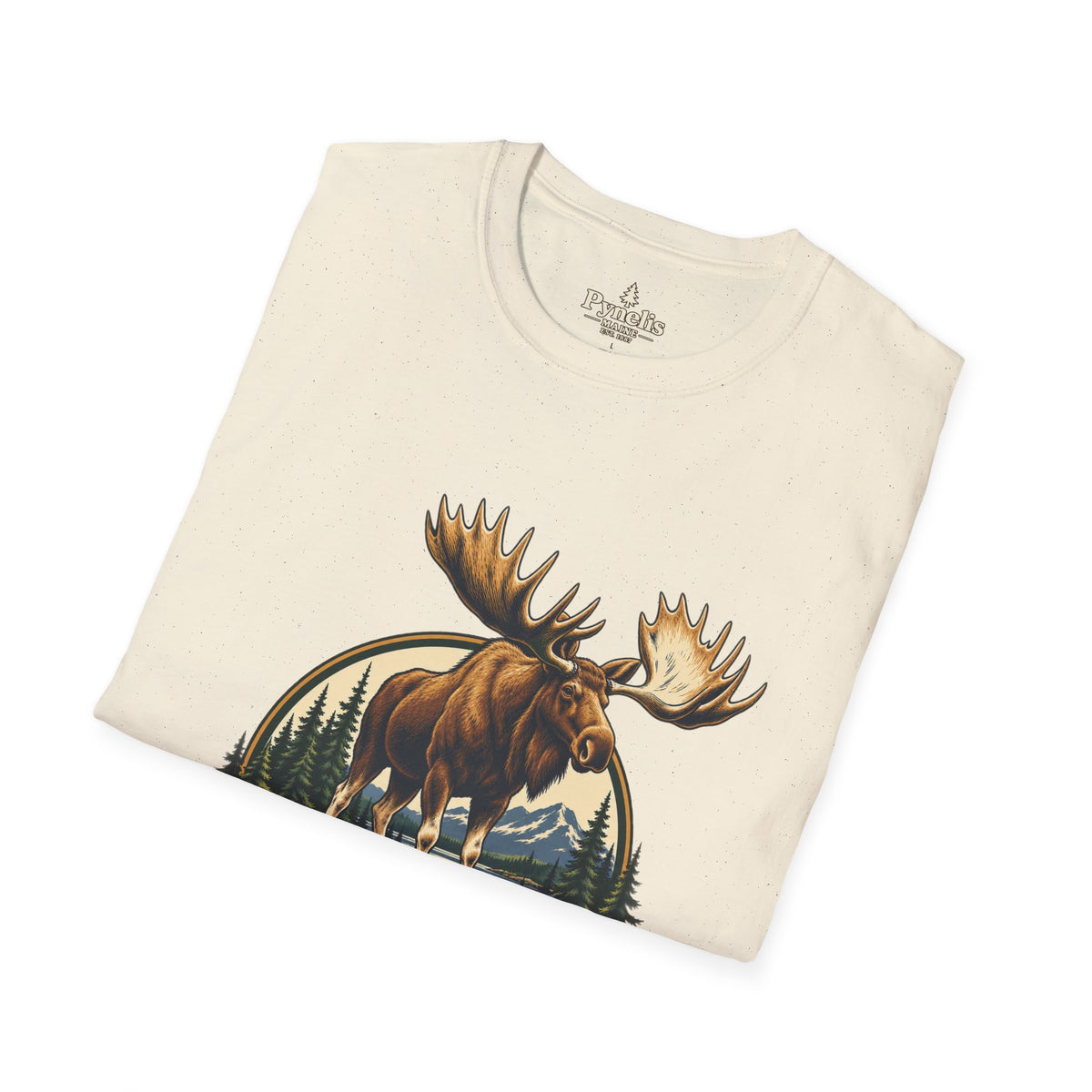Moose Graphic T-Shirt — "The Neighbors Are Wild" Personalized Cabin Shirt
