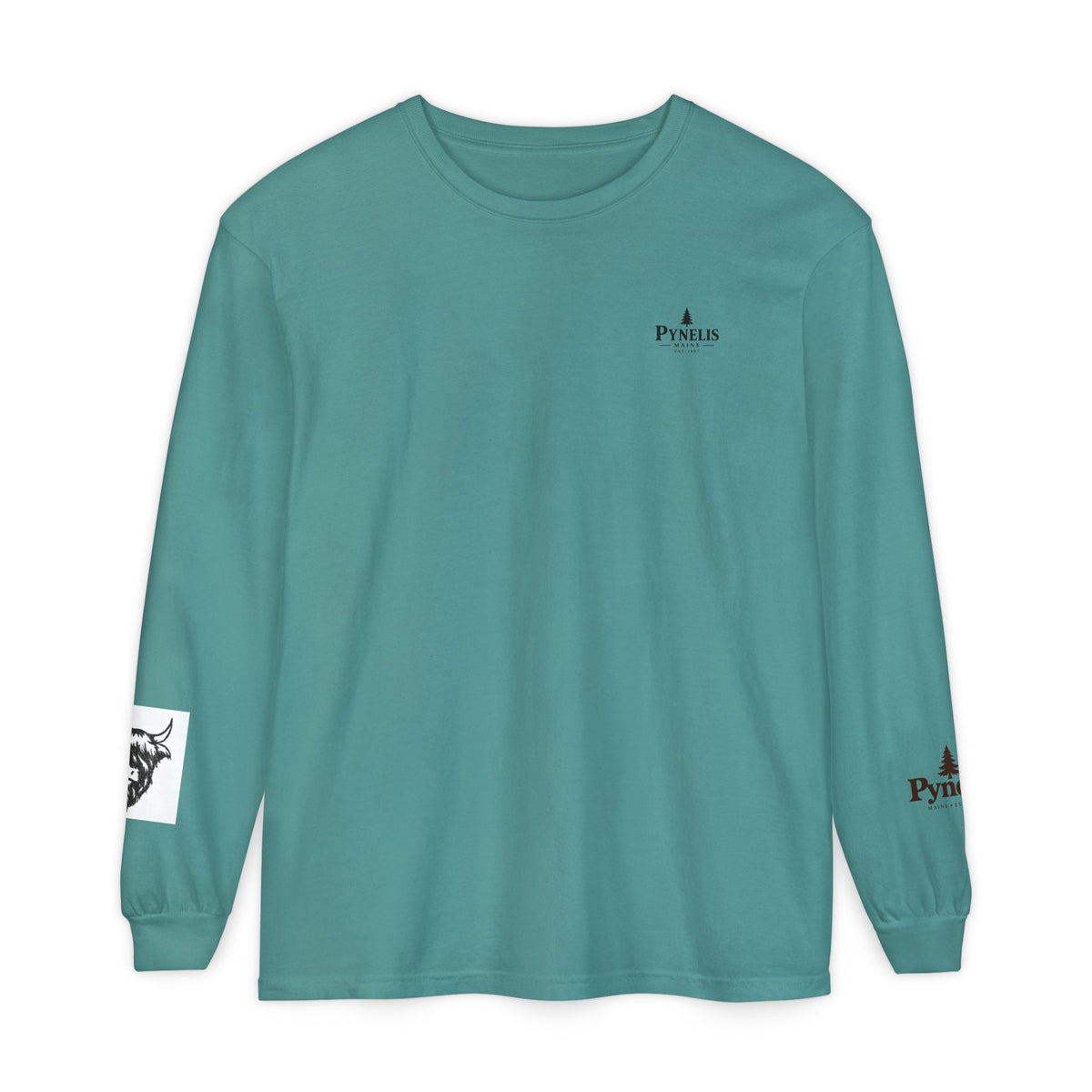 Highland Cow Graphic Long Sleeve Tee
