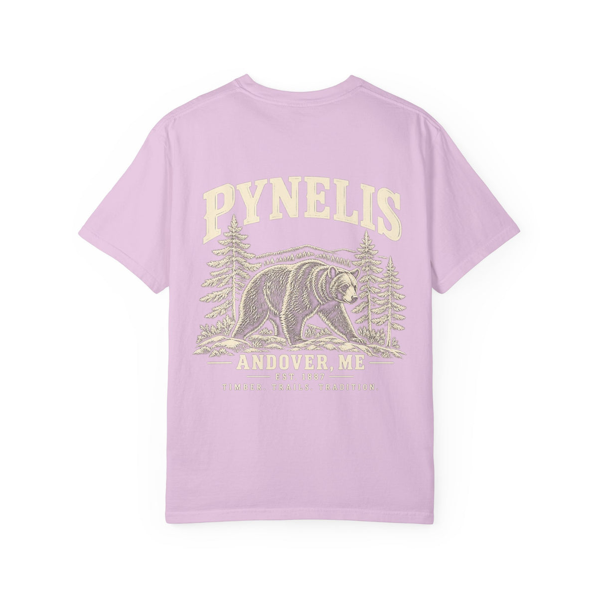 Bear Graphic T-Shirt — Pynelis Forest Vintage Logo