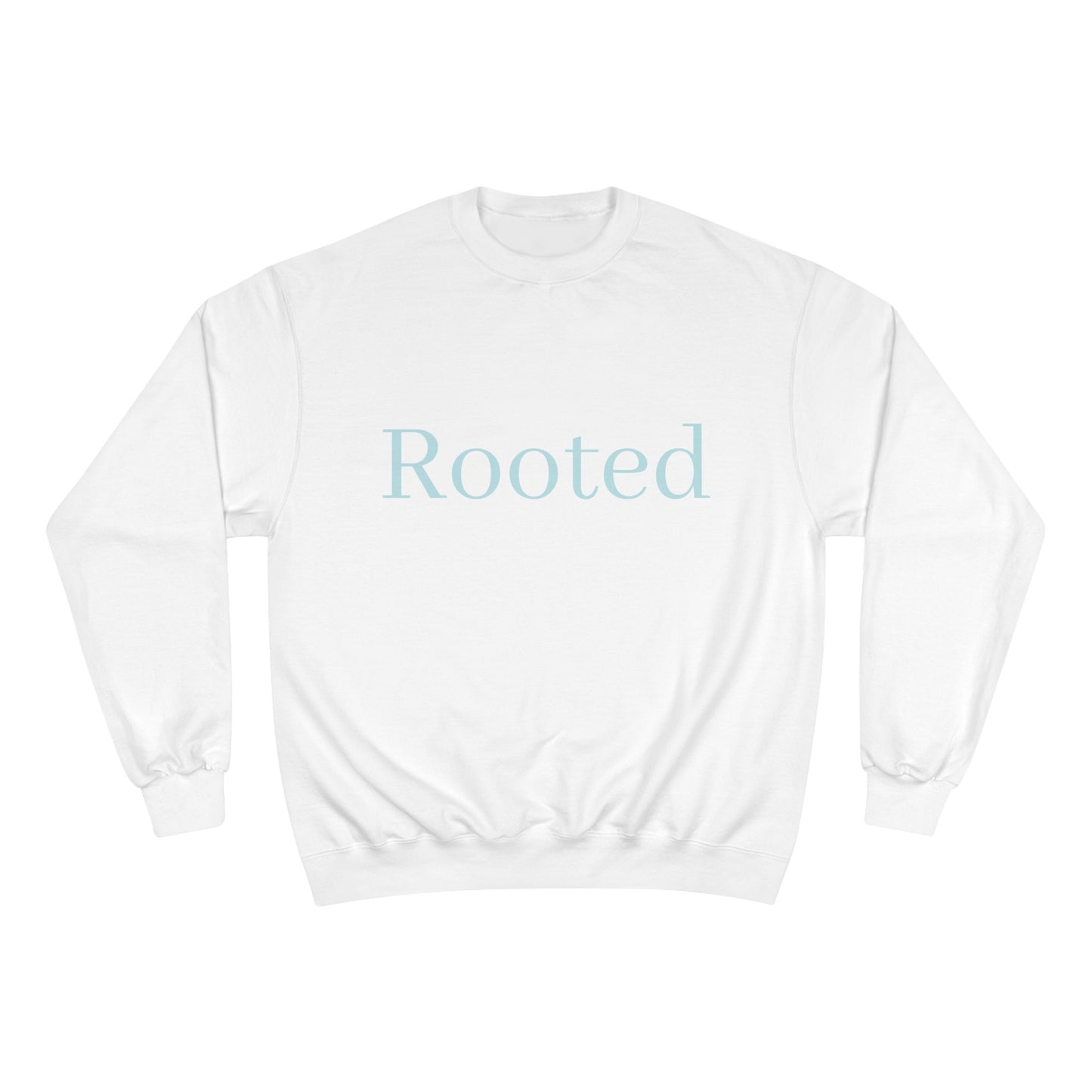 Rooted Champion Sweatshirt – Minimalist Botanical Crewneck