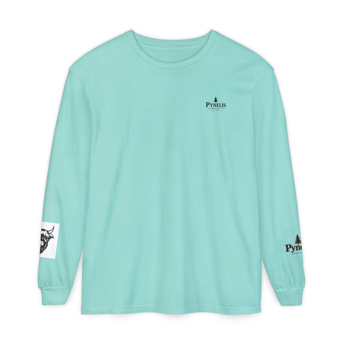 Highland Cow Graphic Long Sleeve Tee