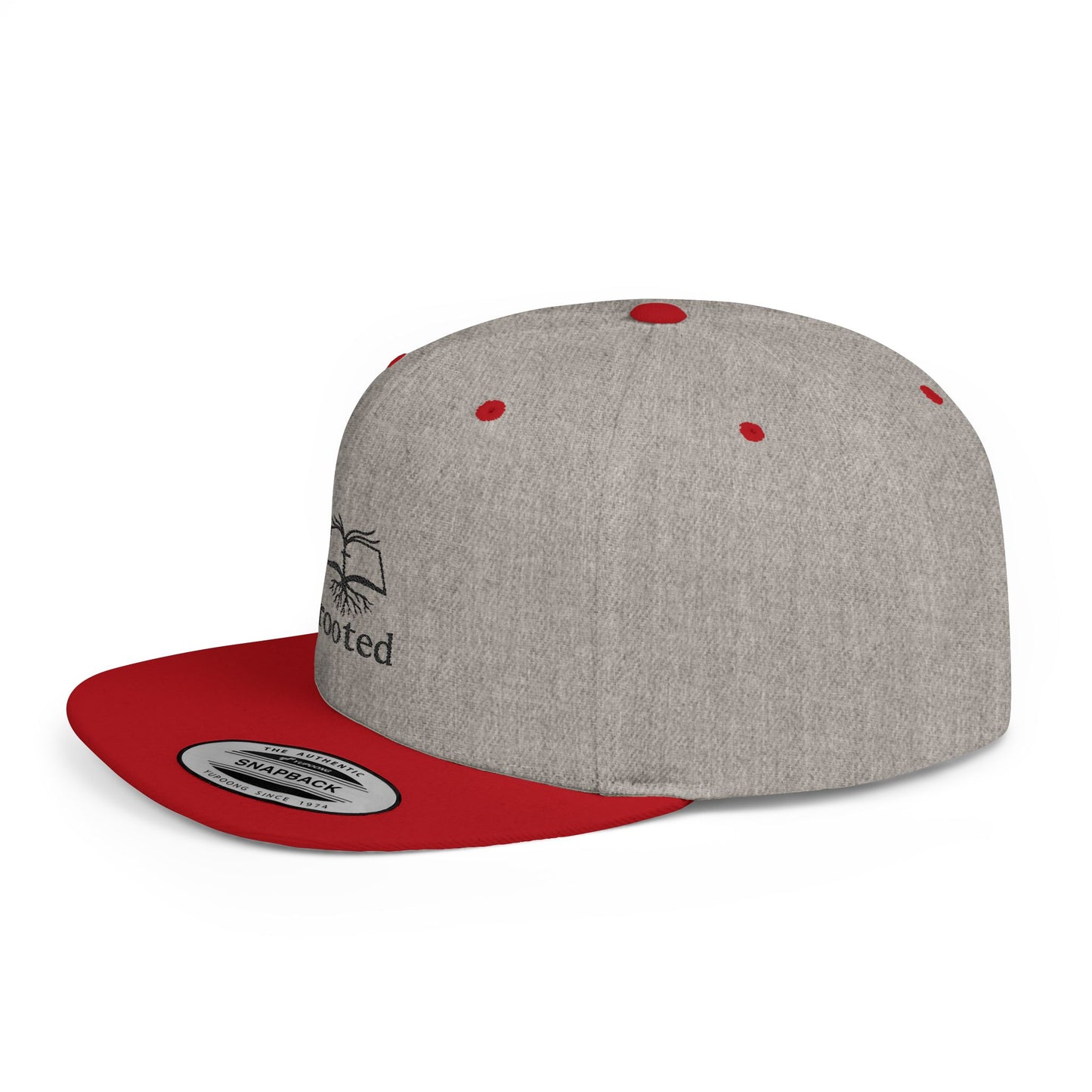 Rooted Flat Bill Snapback