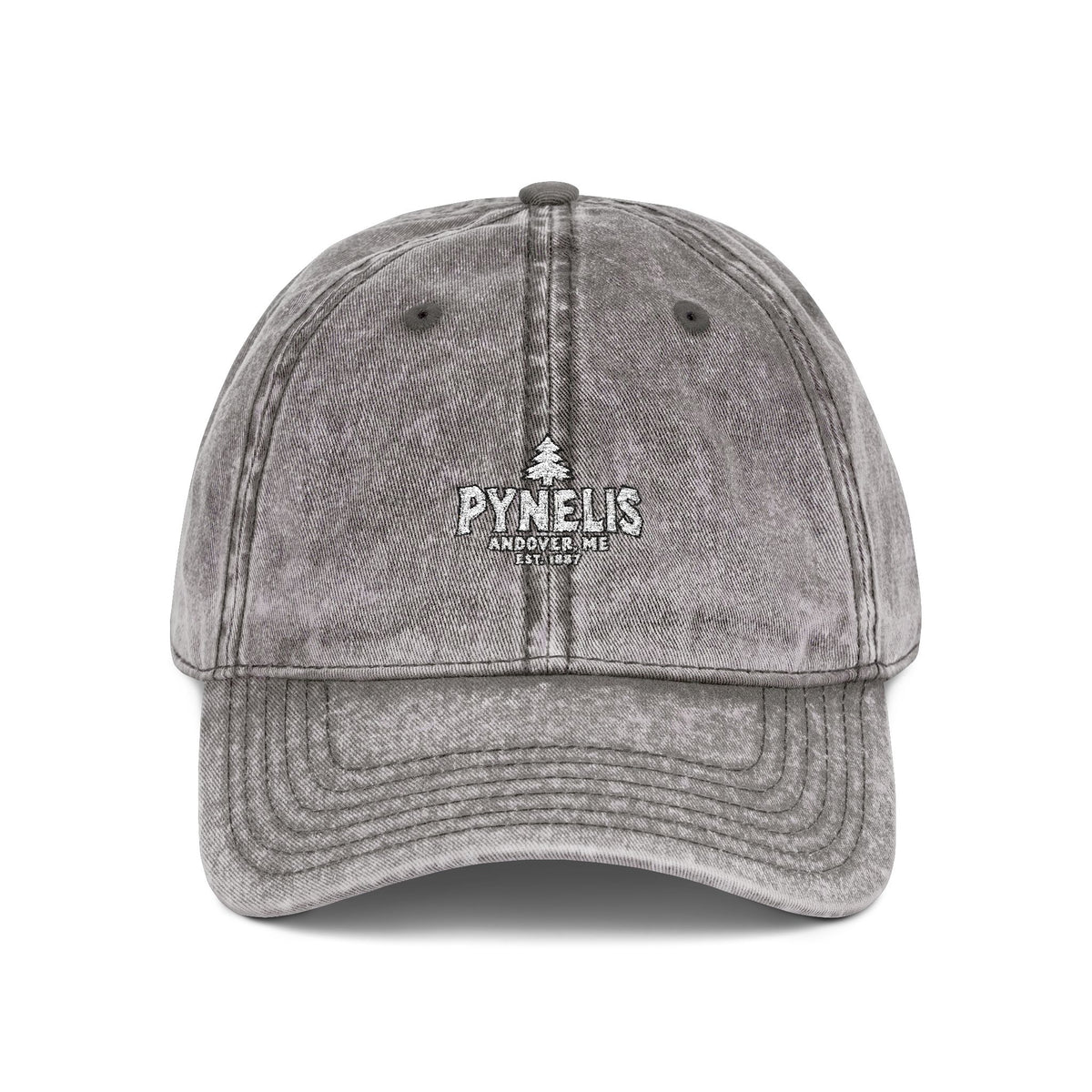 Pynelis Vintage Embroidered Baseball Cap — Retro Washed Cotton Hat