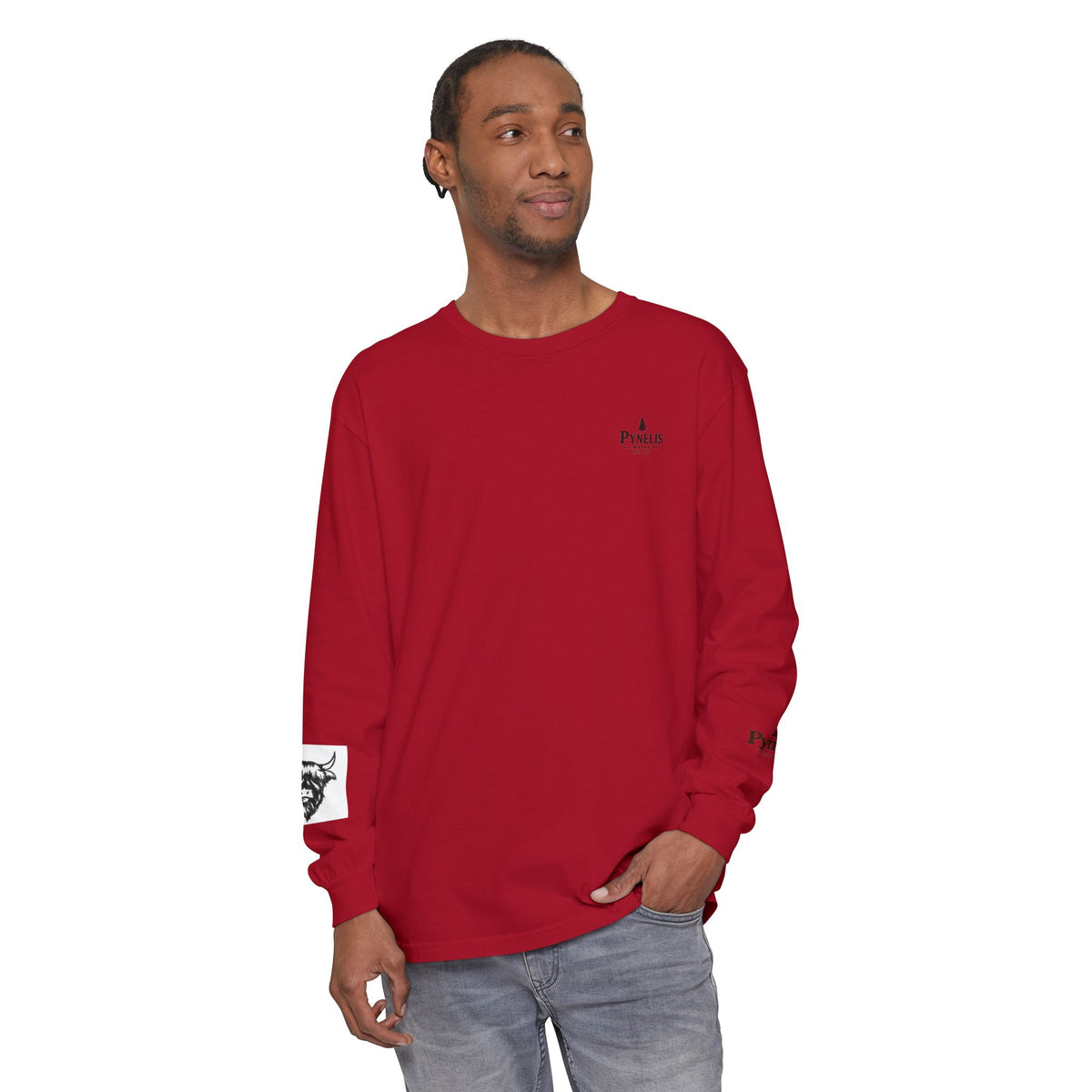 Highland Cow Graphic Long Sleeve Tee