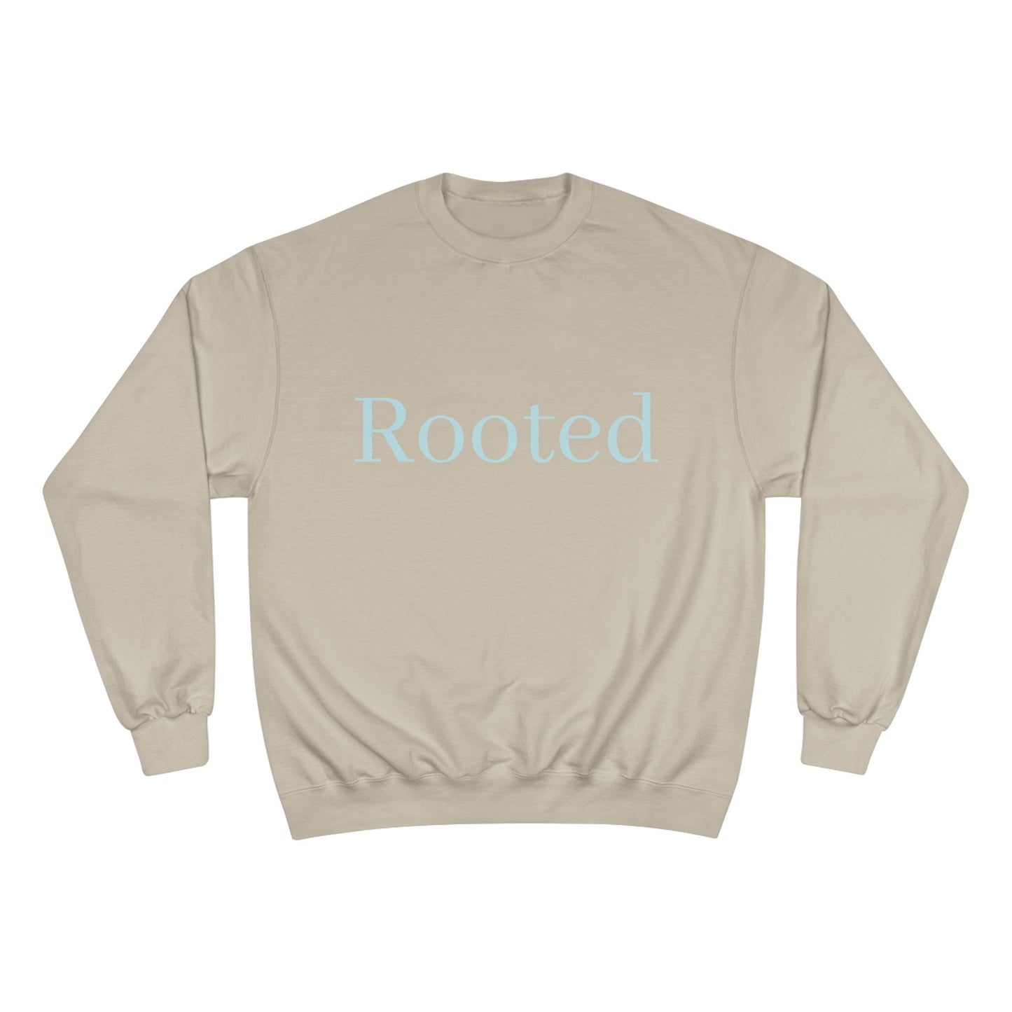 Rooted Champion Sweatshirt – Minimalist Botanical Crewneck