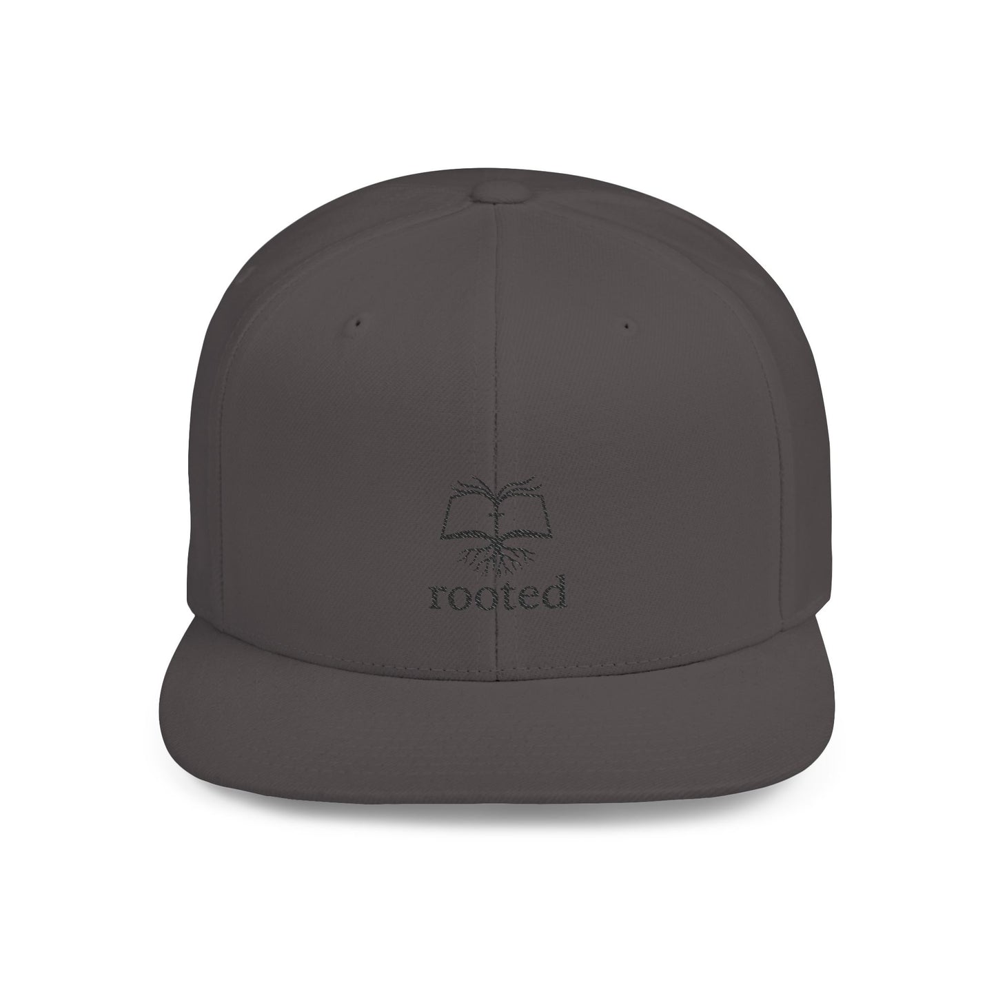Rooted Flat Bill Snapback
