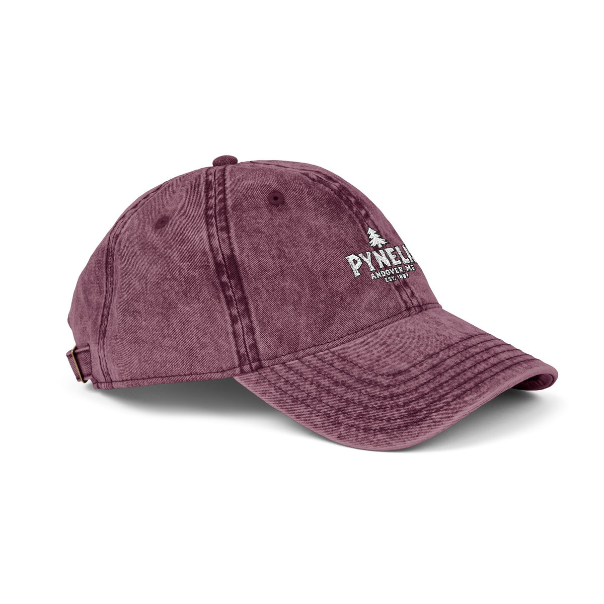 Pynelis Vintage Embroidered Baseball Cap — Retro Washed Cotton Hat